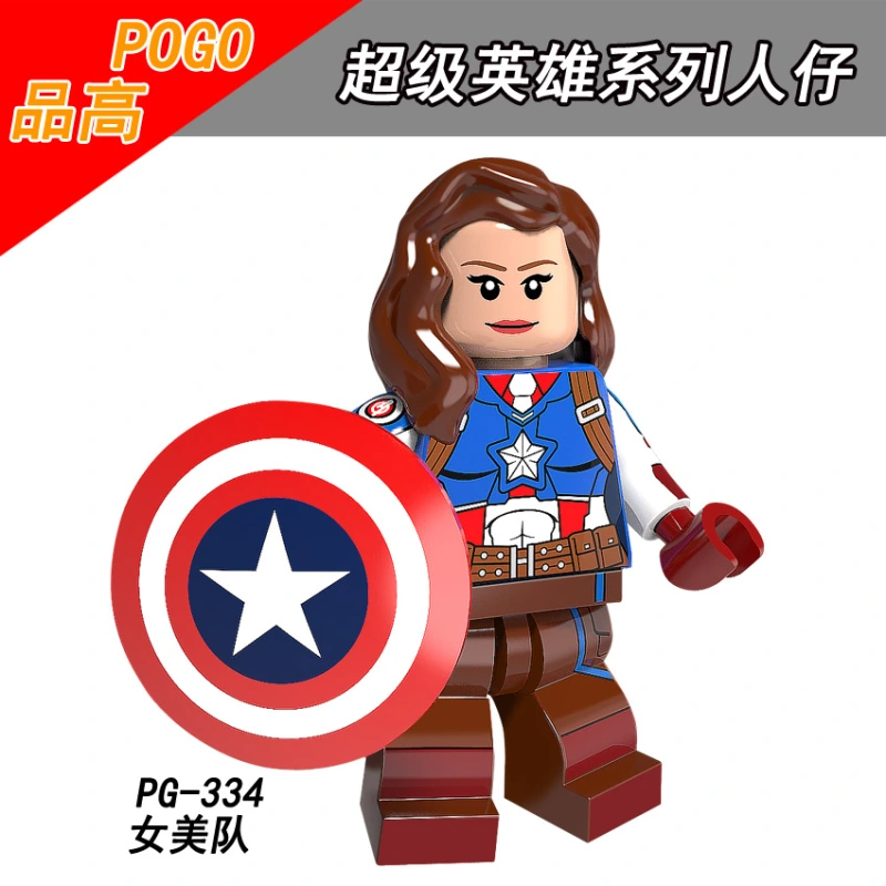 PG8105 Movie Super Hero The Flash Punisher Iron Man Danielle Cage Parallax Wolverine Action Figure Building Blocks Kids Toys