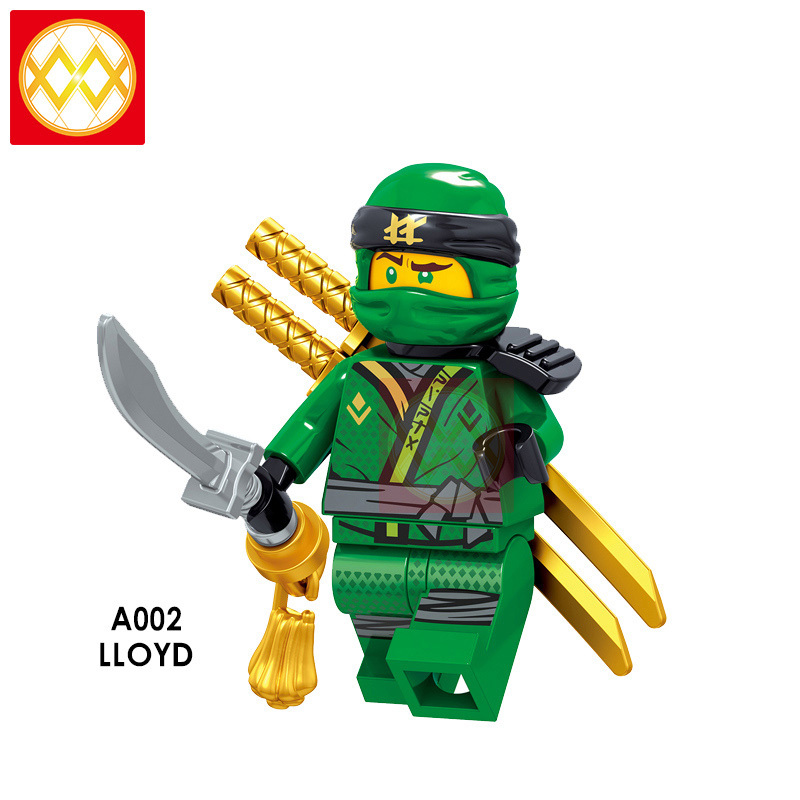 A001-008 Nya Lloyd Jay Zane Kai Cole Harumi Samurai X Building Blocks Kids Toys