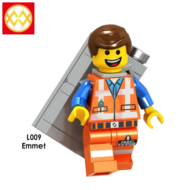 L009-016 Emmet Wyldstyle Sheriff Not-a-robot Gordon Zola Bad Cop Robo Swat Vitruvius Building Blocks Kids Toys