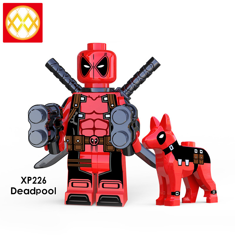 KT1030 Deadpool  Hot Sale Super Hero Series Movie Characters XP220 XP221 XP222 Building Blocks Kids Toys