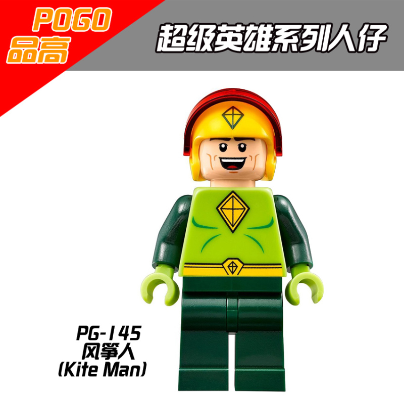 PG8042 DC Movie Super Hero Batman Robin Riddler Scarecrow Bruce Wayne Kite Man Two-Face Action Figure Building Blocks Kids Toys