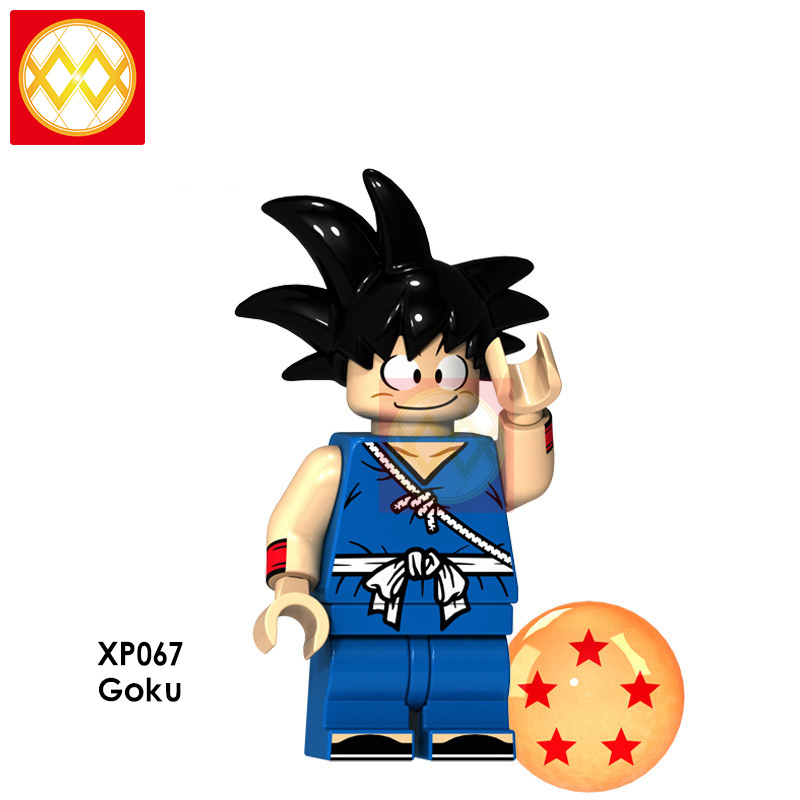 KT1009 Android 17 Goku Tien Shinhan Krillin Burdock Anime Figure Series Cartoon Movie Characters Building Blocks Kids Toys