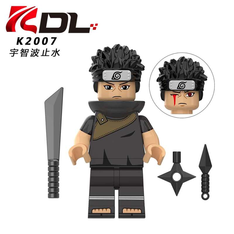 KDL802 Uchiha Shisui Uchiha Itachi Uchiha Sasuke Chiriku Hyuga Neji Hyuga Hinata Shimura Danzou Building Blocks Kids Toys