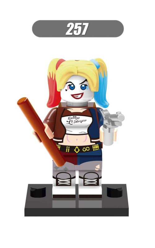 X0113 DC Movie Superhero Death Shooter Plant Ivy Catwoman Joker Harley Quinn Scarecrow Building Blocks Kids Toys