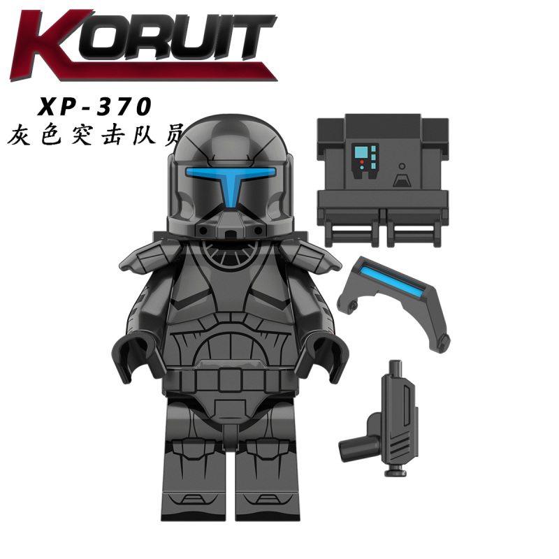 KT1048 Star Wars Commando Grey Commando Black Commando Blue Commando Green Commando Red Commando Building Blocks Kids Toys