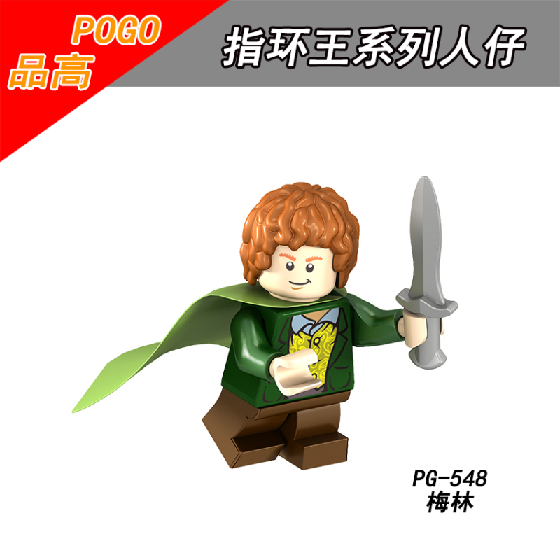 PG8148 Frodo Gandalf Thranduil Galadriel Arwen Merlin Movie Series Lord of The Rings Building Blocks Kids Toys