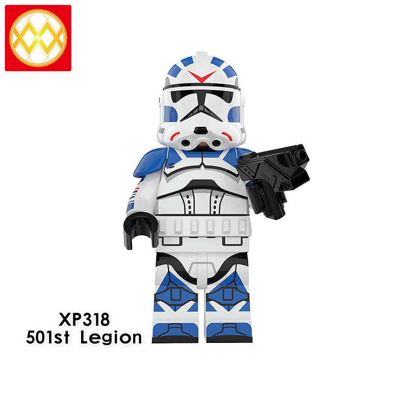 KT1042 Star Wars 51st Legion Coruscant Guard Jesse Imperial Stormtrooper Old Republic Wolves Commander Gree Rex 322st Legion Building Blocks Kids Toys