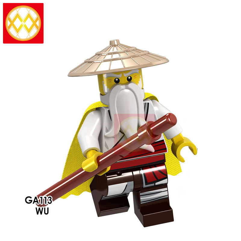 A107-A114 JAY ZANE KAI LLOYD NYA CILE WU ICE EMPEROR Building Blocks Kids Toys