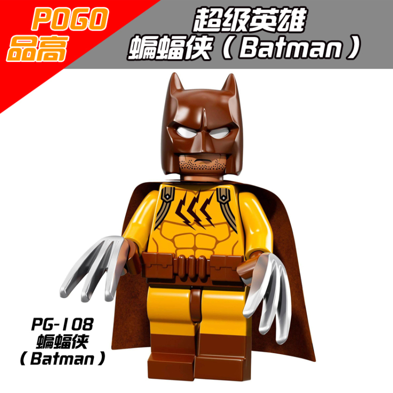 PG8033 DC Super Hero Movie Batman Robin Gordon Shark Joker Rabbit Pharaoh Action Figure Building Blocks Kids Toys