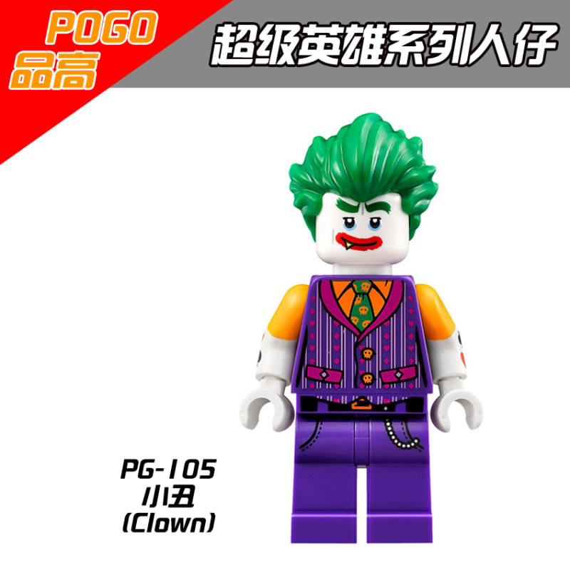 PG8032 DC Super Hero Movie The Joker Harley Quinn Poison Ivy Batman Robin Catwoman Calendar Man Action Figure Building Blocks Kids Toys