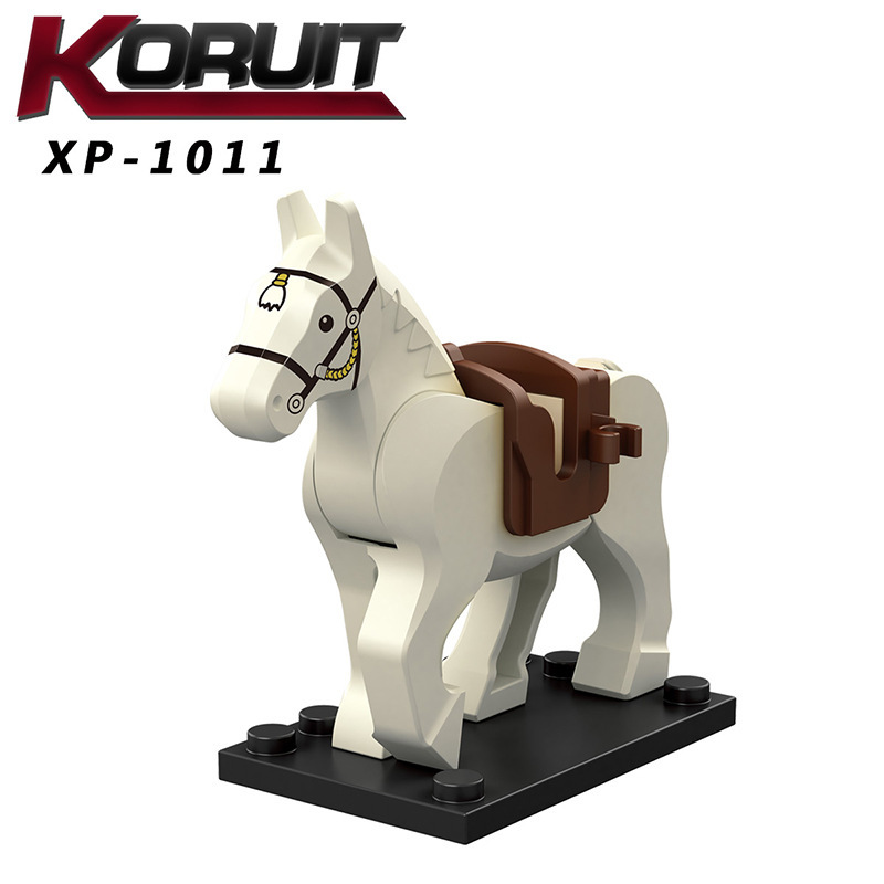 XP1011-1016 Animal Series Horse Building Blocks Kids Toys