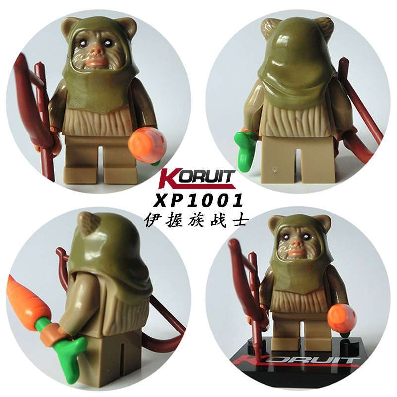 XP1001 Star Wars Wicket Ewok Building Blocks Kids Toys XP1001-1005