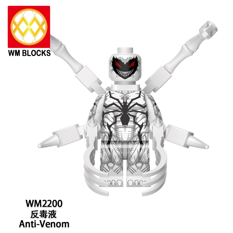 WM6120 Movie Eddie Brock Venom Scream Carnage Cletus Kasady Building Blocks Action Figure For Kids Toys