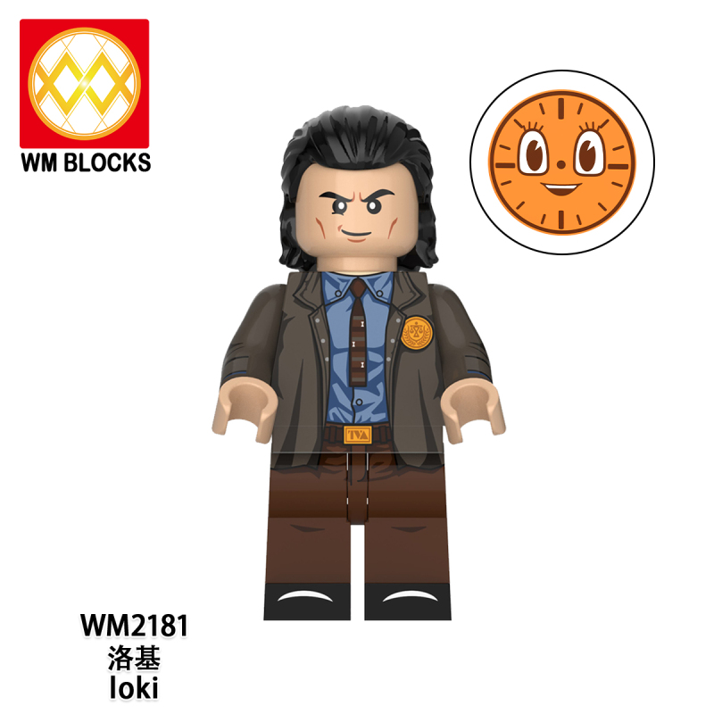 WM6118 Loki with Plastic Cape Super Heroes Action Figures Building Blocks toy for kids