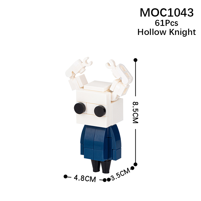 MOC1043 Hollow Knight Game Hollow Knight Building Blocks Bricks Kids Toys for Children Gift MOC Parts