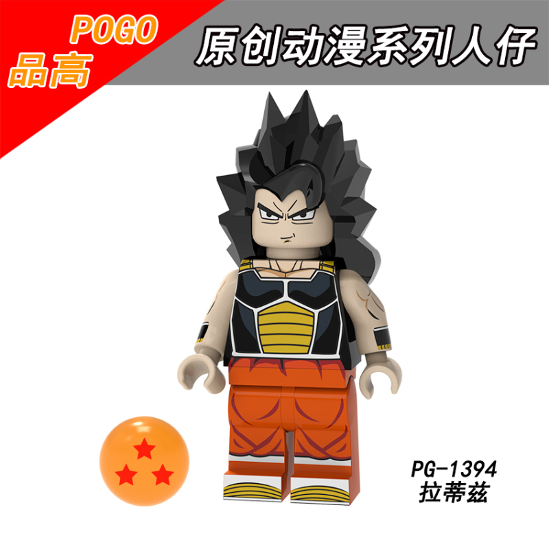 PG8169 Monkey King Raditz Action Figures Building Blocks Kids Toys