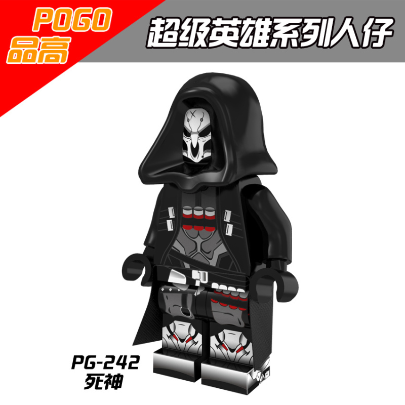 PG8063 Marvel Movie Super Hero death Wolverine The Flash Deadpool Fantomex Superman Punisher Action Figure Building Blocks Kids Toys