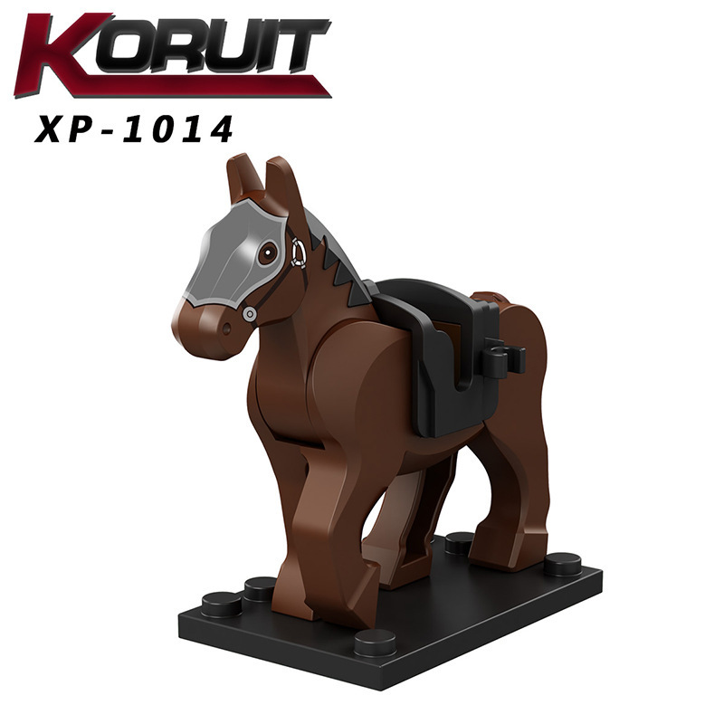 XP1011-1016 Animal Series Horse Building Blocks Kids Toys