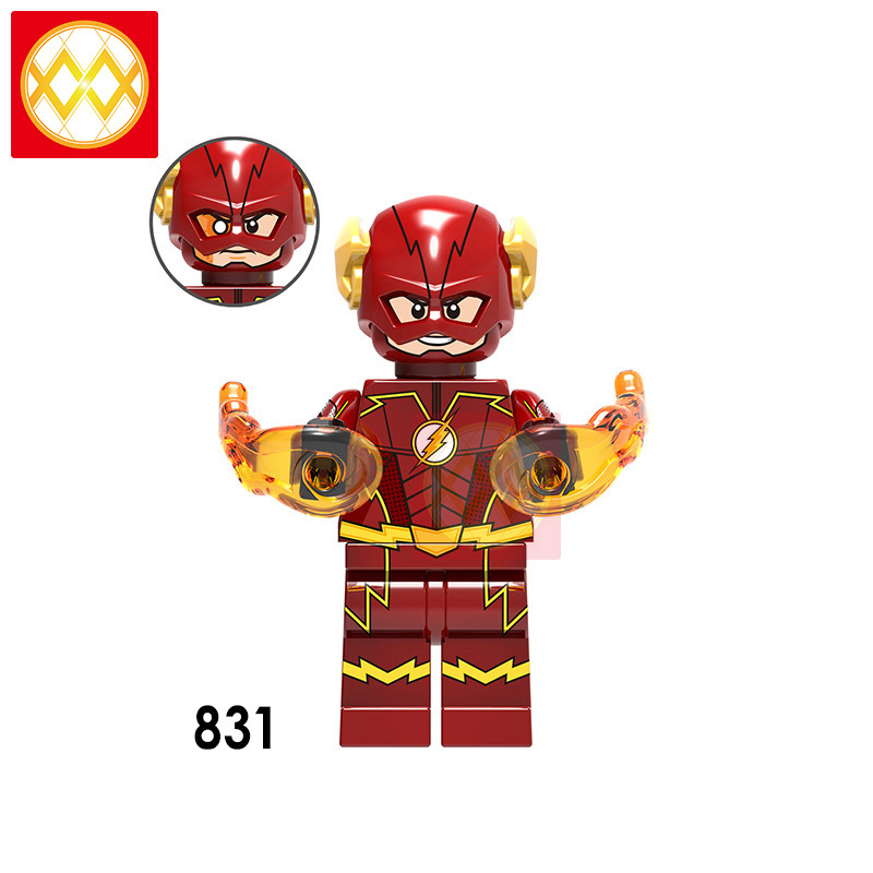 X0188 Super Heroes The Flash Dark Archer Overgirl Deadshot Joker Heat Wave Vibe Building Blocks Kids Toys