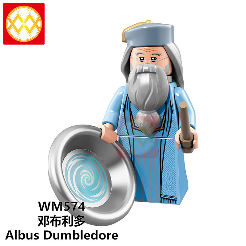 WM6041 Flitwick Dumbledore Longbottom Luna Diggory Trelawney Harrys Novel Movie Collection Building Blocks Toys for Children