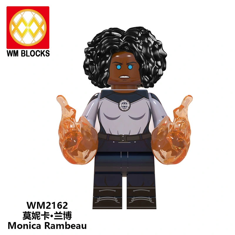 WM6115 MOVIE Super Heroes New Vision Wanda Witch Bily Tommy Speed Mini Action Figures Building Blocks Toys