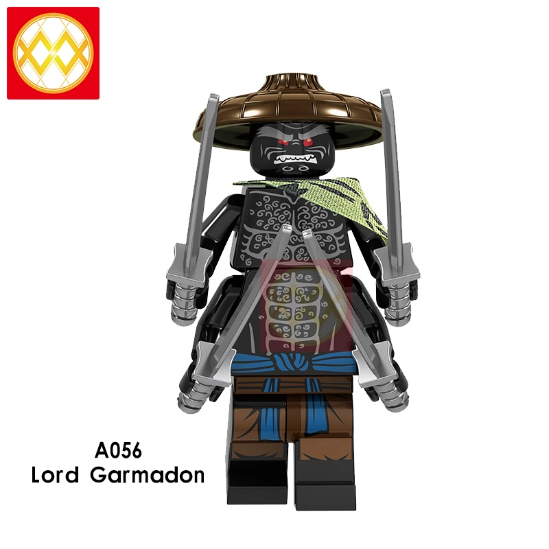 A049 A056 Slithraa Snike Chokun Snappa Wu Shark Army Jelly Four Eyes Lord Garmadon Building Blocks Kids Toys