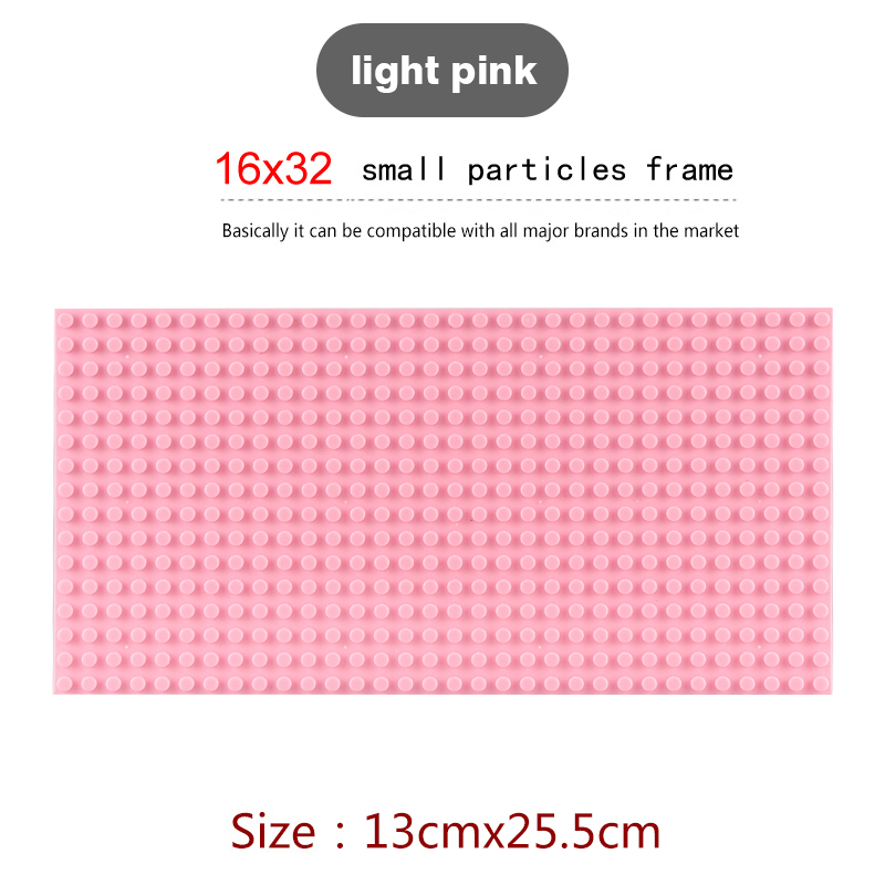 16*32 Dots Classic Base Plates for Small Bricks Toy City Construction Baseplates Board Building Blocks Base Plate Kids Toys Gift