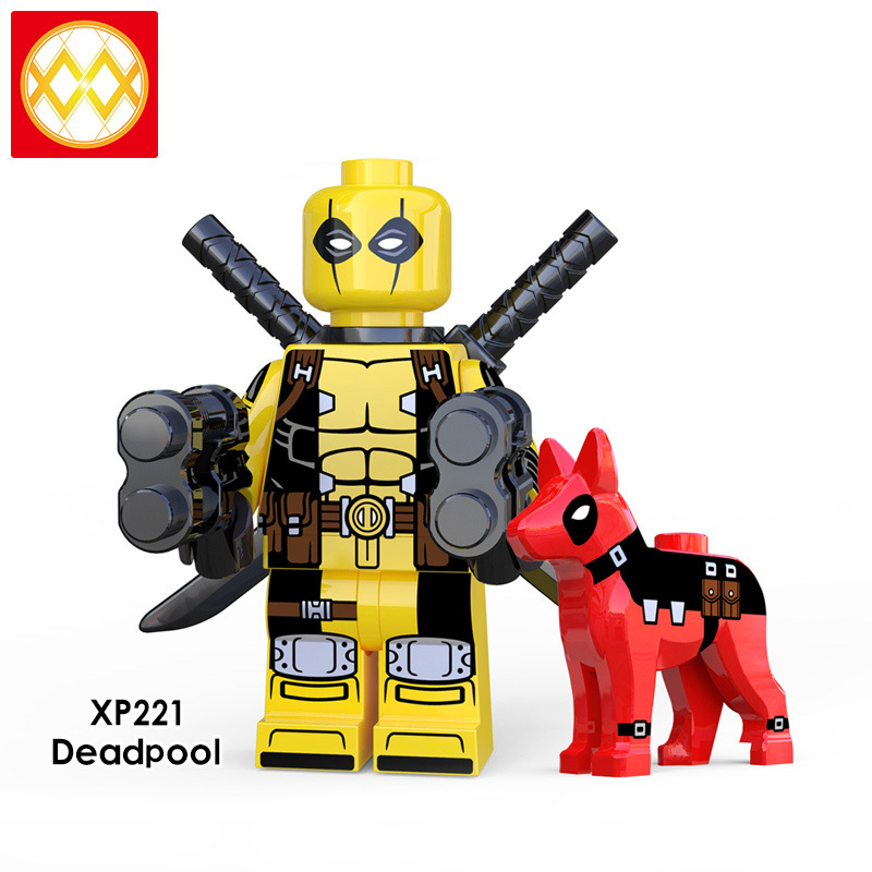 KT1030 Deadpool  Hot Sale Super Hero Series Movie Characters XP220 XP221 XP222 Building Blocks Kids Toys