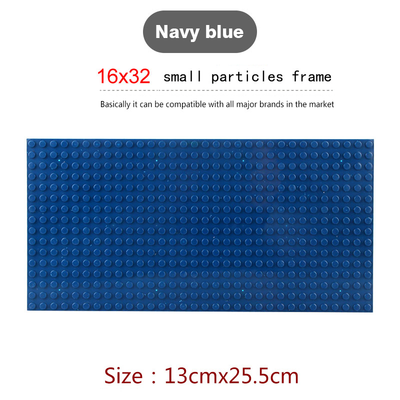 16*32 Dots Classic Base Plates for Small Bricks Toy City Construction Baseplates Board Building Blocks Base Plate Kids Toys Gift