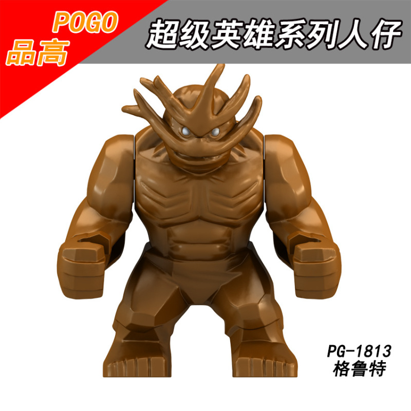 PG8139 Movie Series Super Hero Big Figure Carnage Kingpin Wolverine Venom Deadpool Groot Coyote Toxin Action Figures Building Blocks Kids Toys