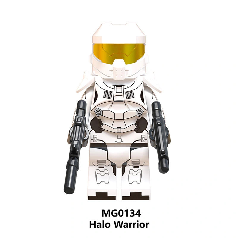 MG9005 Halo Warrior Series Action Figure Compatible Building Block Toys For Children