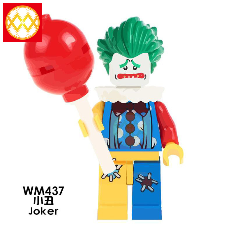 WM6020 Super Heroes Luke Cage Tigress Metallo Fixer Thuderbolts Stripper Blade Robocop Joker Mask Hell Boy Building Blocks Toys
