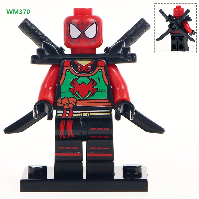 WM6011 Super Hero Spiderman Venom Captain American Building Blocks Bricks Mini action Figures Children Gifts Toys WM365 WM366 WM369 WM370