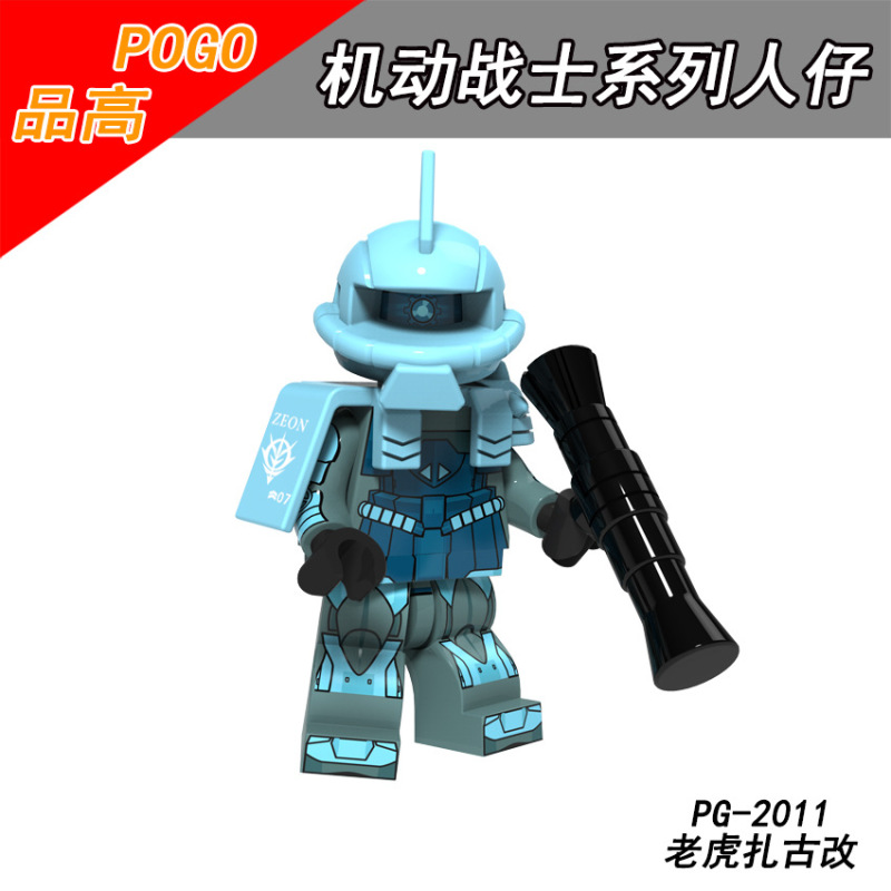 PG8135 Cartoon Anime GUNDAM MS-03 MS-06S MS-06F MS-06F2 MS-05K Action Figure Building Blocks Kids Toys
