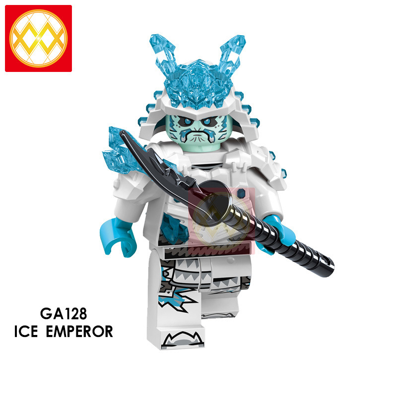 GA123-GA130 BLIZZARD WARRIOR  BLIZZARD ARCHER BLIZZARD SWORDSMAN BLIZZARD SWORD MASTER GENERAL VEX ICE EMPEROR CHAR  AKITA Building Blocks Kids Toys