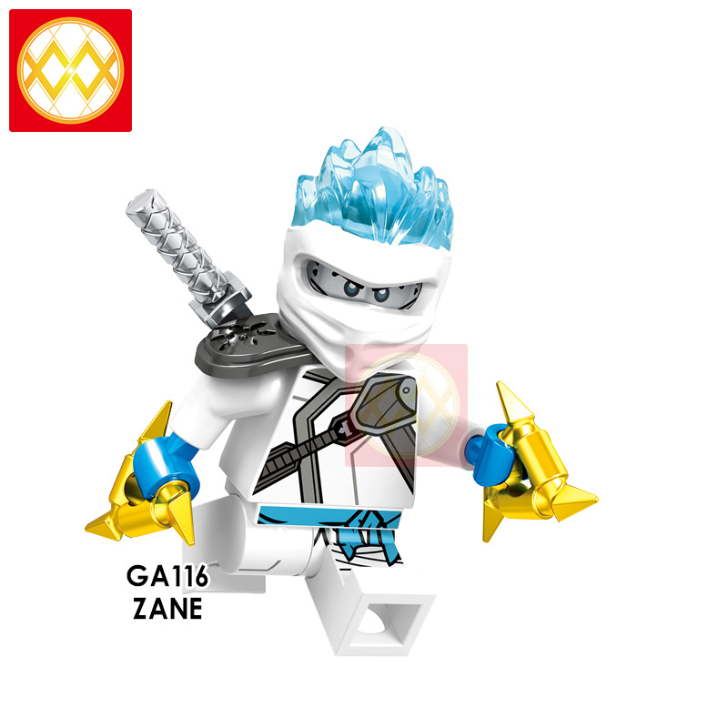 GA115-GA122 JAY ZANE KAI LLOYD NYA COLE BROWN PYRO SNAKE GOLD PYRO SNAKE  Building Blocks Kids Toys