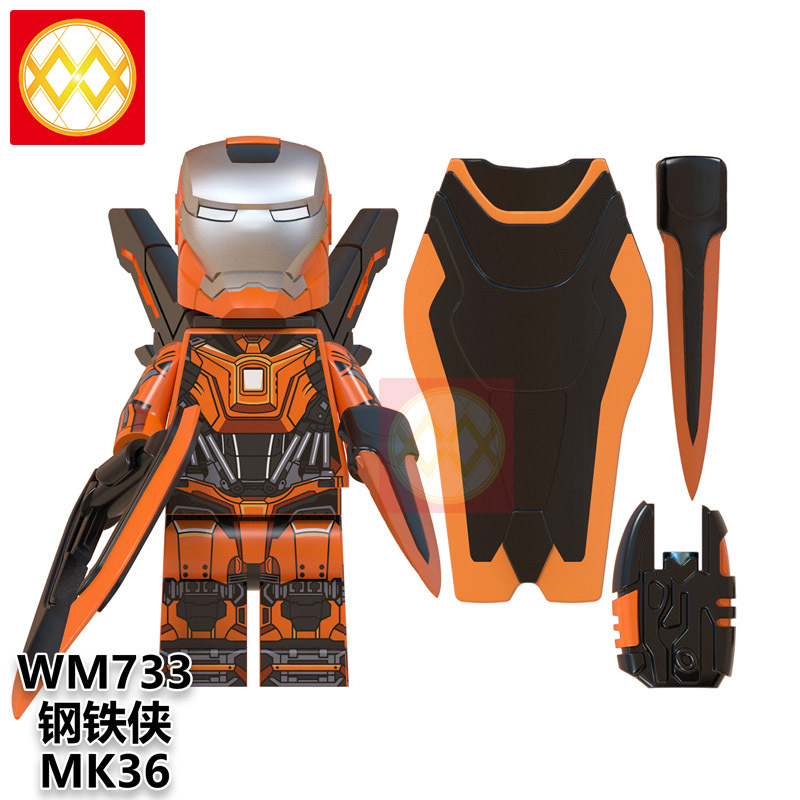 WM6065 Battle Armor Mark36 Mark30 Mark31 Mark21 Mark27 Mark42 Mark50 Petter Mark1616 Learning Building Blocks Toys For Children