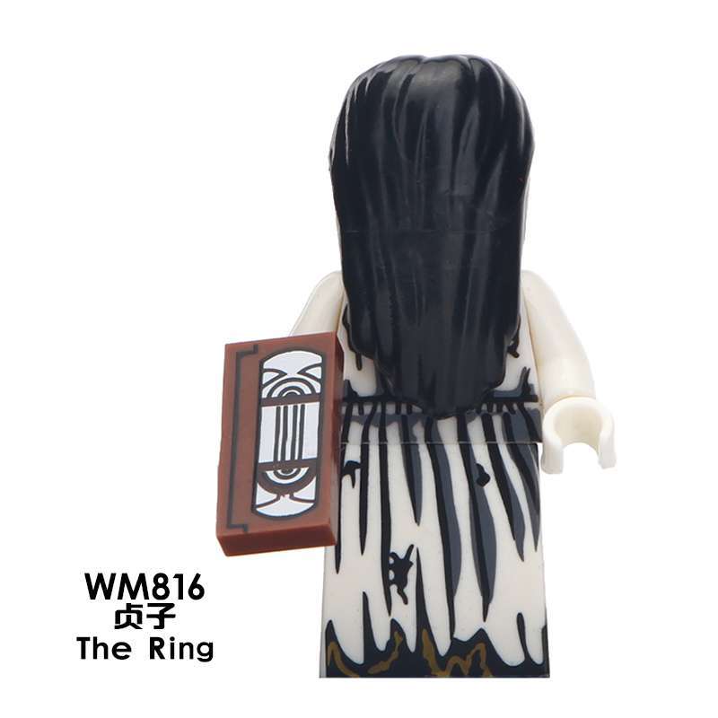 WM816 Horror Movie Yamamura Sadako Action Figure Building Blocks Kids Toys