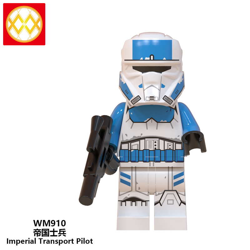 WM6083 Death Star Gunner Kazuda Knights of Ren Mandalorian Trooper Action Figure Building Blocks Kids Toys
