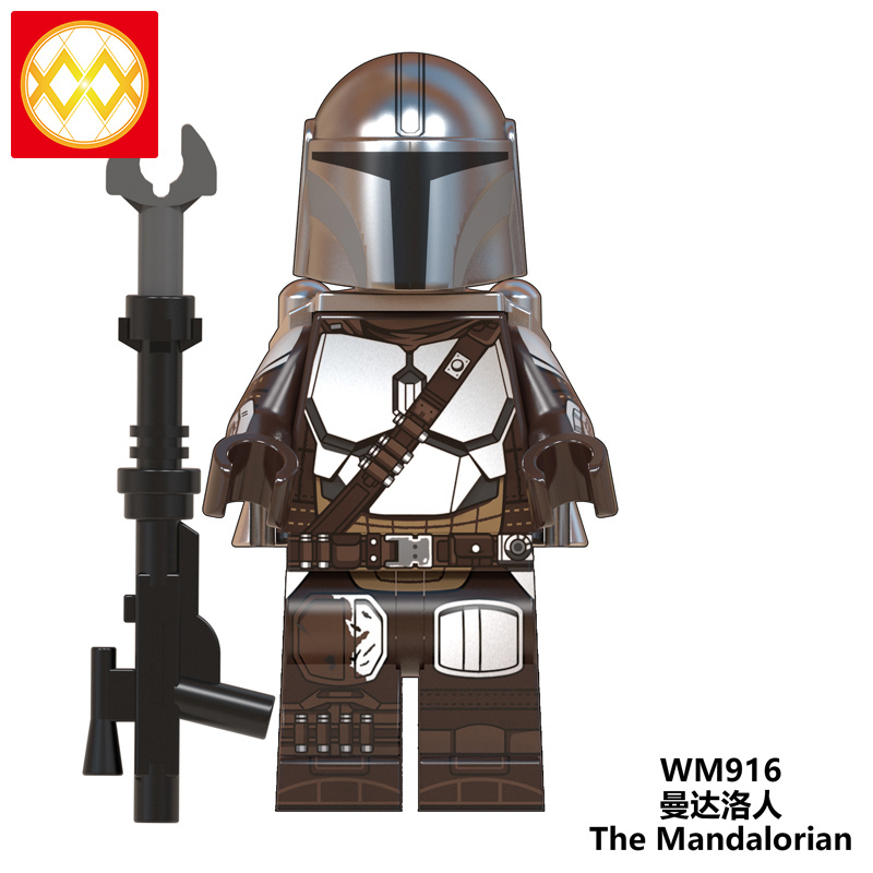 WM6085 Heavy Infantry Mandalorian Paz Vizla The Mandalorian Master Star Rise of skywalker Wars Action Figures Bricks