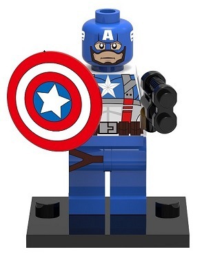 X0102 Superhero Marvel Movie Golden Wasp Captain America Ant-Man Falcon Iron Man Building Blocks Kids Toys