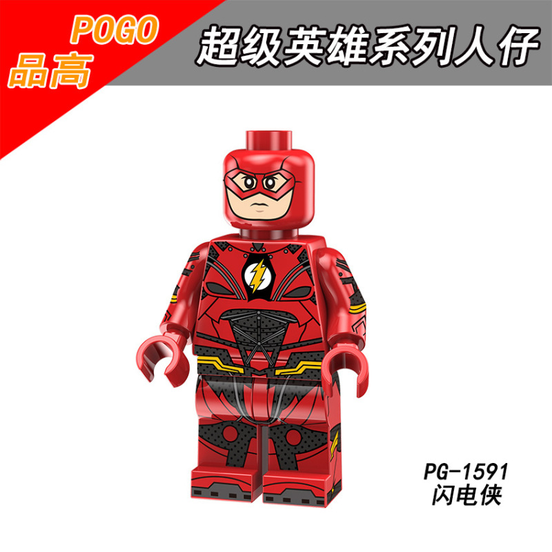 PG8147 Wolverine  Spiderman Flash Wolverine (X-men) Batman Deadpool Batman Action Figures Building Blocks Kids Toys