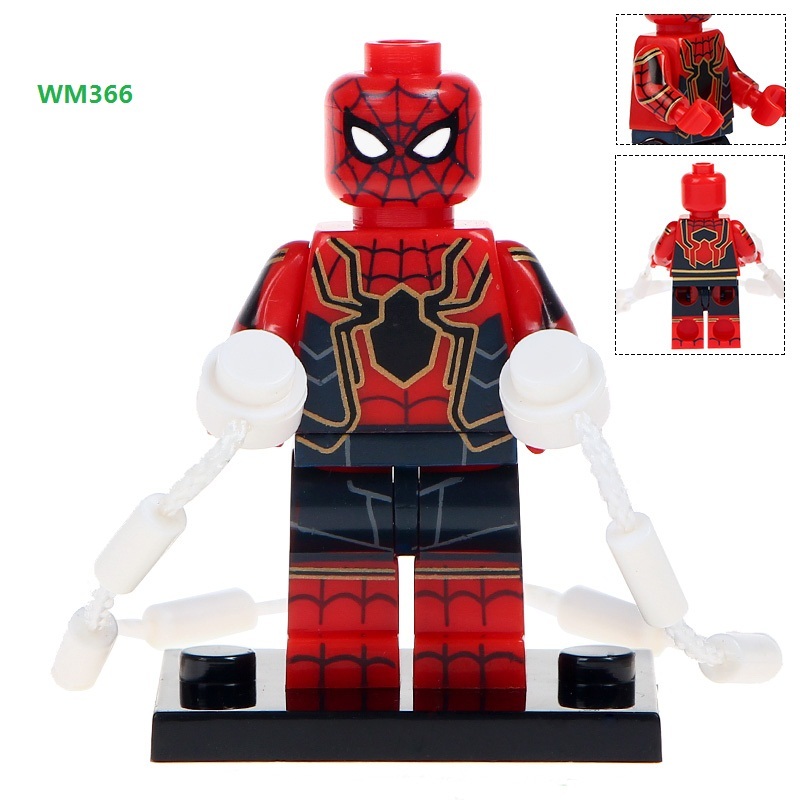 WM6011 Super Hero Spiderman Venom Captain American Building Blocks Bricks Mini action Figures Children Gifts Toys WM365 WM366 WM369 WM370