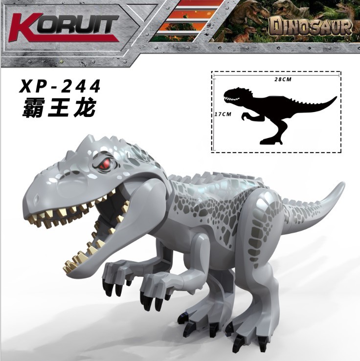 XP244 Jurassic World Dinosaur Tyrannosaurus Building Blocks Kids Toys