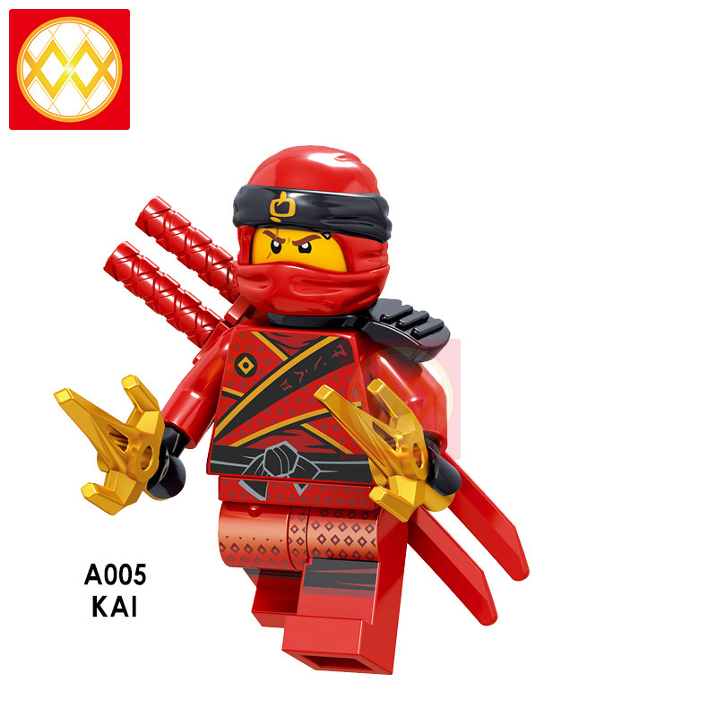 A001-008 Nya Lloyd Jay Zane Kai Cole Harumi Samurai X Building Blocks Kids Toys