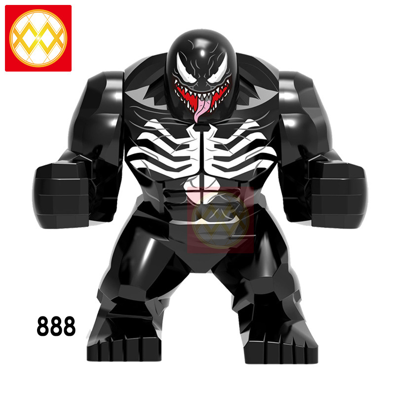 XH888 Super Heroes Venom Action Figure Marvel Avengers Building Blocks Kids Toys