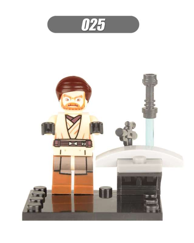 XH019-026 Movie series star wars Clone Soldier Han Solo Yoda Obi-Wan Storm Soldier Skywalker weapon gun accessory Building Blocks Kids Toys