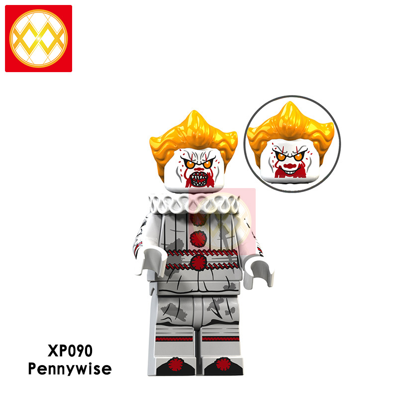 KT1012 Pennywise Beverly George Chosen Jacobs Movie Figure Series Building Blocks Kids Toys