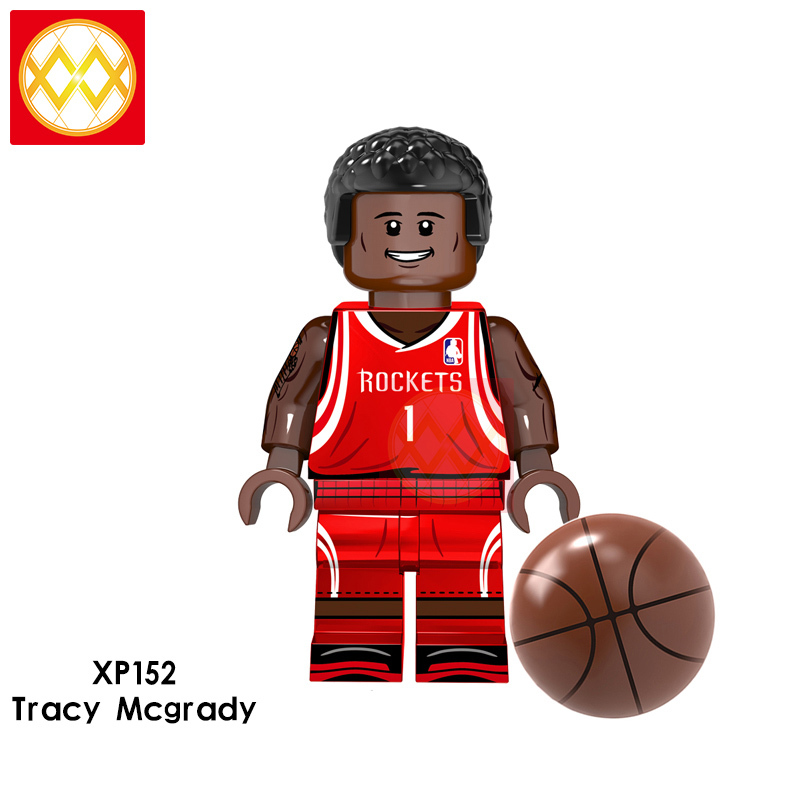 KT1021 Kobe Bryant Dwyane Wade Xiao Yao O' Neal Russell Westbrook Michael Jordan Stephen Curry Tracy Mcgrady Lebron James Building Blocks Kids Toys