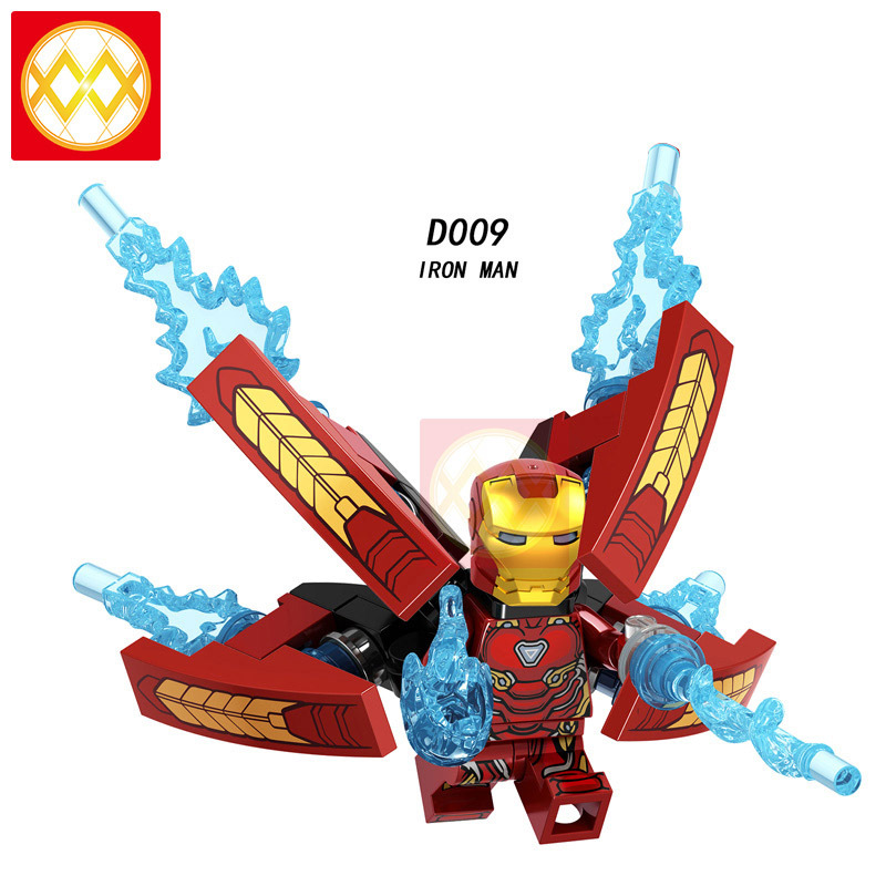 Marvel Superhero Series Avengers Iron Man Building Blocks Kids Toys